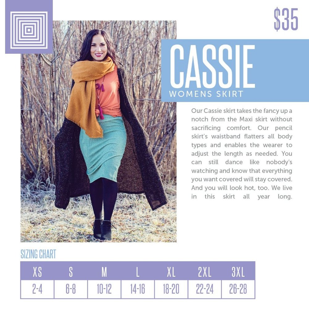NWOT - LULAROE - CASSIE PENCIL SKIRT - 2XL - Picture 6 of 6